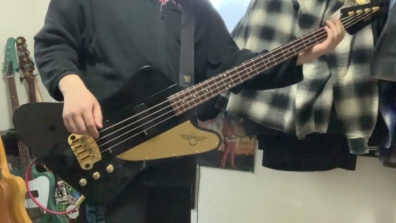 Audioslave - Man or Animal (BassCover) Gibson Rex Brown Thunderbird