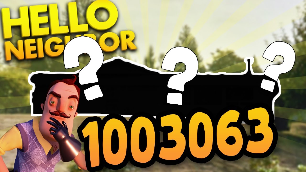 Hello Neighbor Have We Discovered The Secret Of The Hidden Code Hello Neighbour Alpha Gameplay Youtube - hello neighbor alpha 3 roblox code