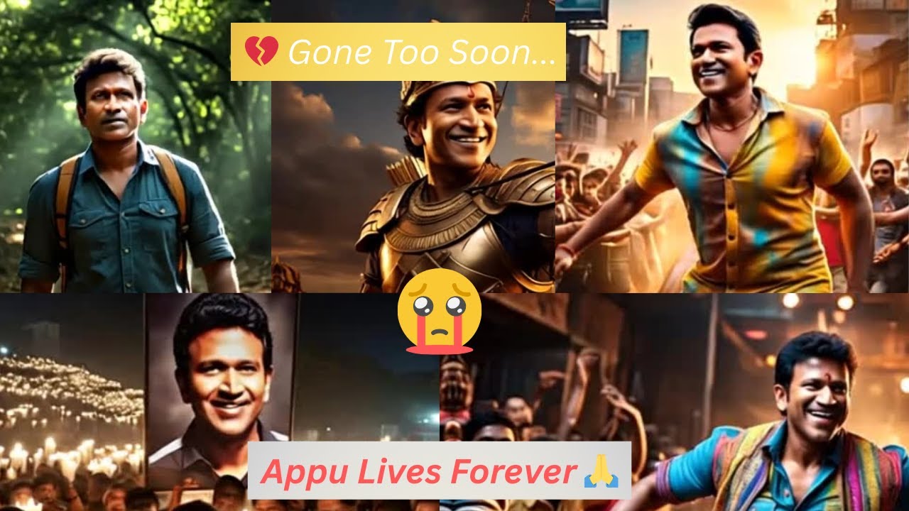 "Appu – The Legend Lives Forever 💔 | Tribute to Puneeth Rajkumar | Emotional Video"