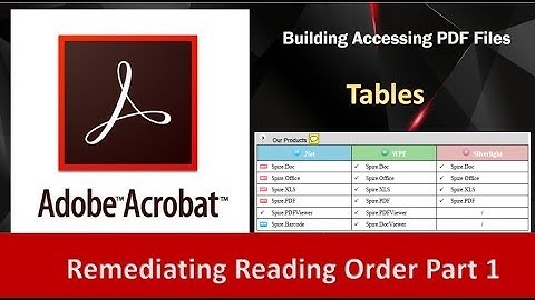 Remediating Reading Order in Tables Part 1