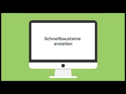 Microsoft Outlook - Schnellbausteine und Autokorrektur