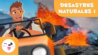 DESASTRES NATURALES para niños - TERREMOTO 🌋 VOLCÁN 🌊 TSUNAMI 🌀 HURACAN 🌪️ TORNADO 🔥 INCENDIO