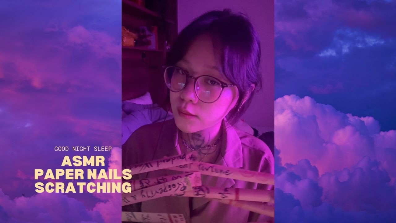 ASMR Paper Nails Scratching Brain Trigger for Deep Sleep