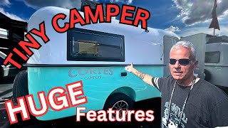 NEW FIBERGLASS CAMPER  CORTES CAMPERS at the 2023 HERSHEY RV SHOW