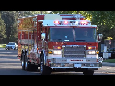 Q & Airhorn - Cosumnes Fire Department Rescue 74 & Engine 74 Responding ...