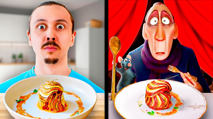 Je reproduis des recettes de films Disney