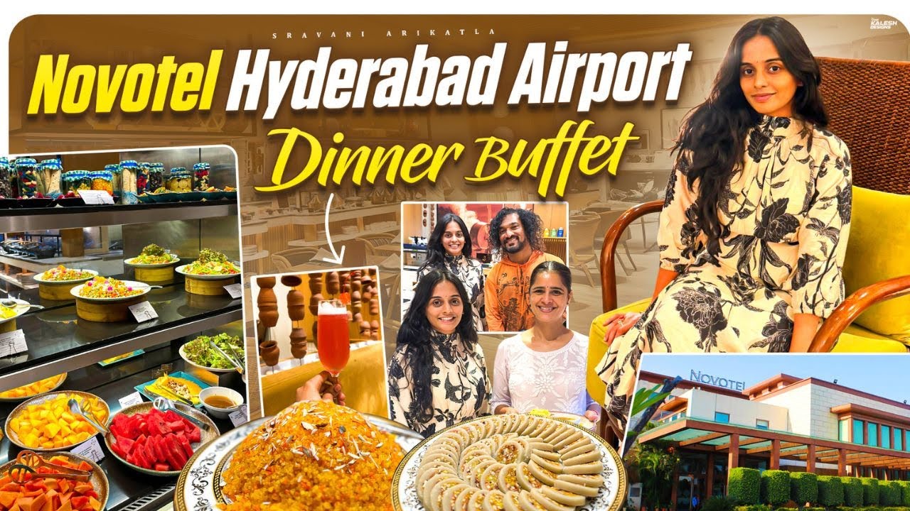 Food Exchange at Novotel Hyderabad Airport |⭐️⭐️ ⭐️⭐️⭐️hotel |Dinner buffet 🍱|Price?|Must try ??🤔|