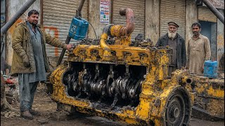 Massive Seized Caterpillar Engine Repair | Full Restoration Process