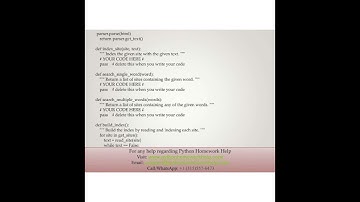 Python Homework Help