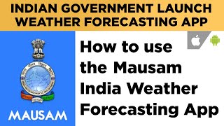 How to use the Mausam India Weather Forecasting App | Geek Gokul - Tamil