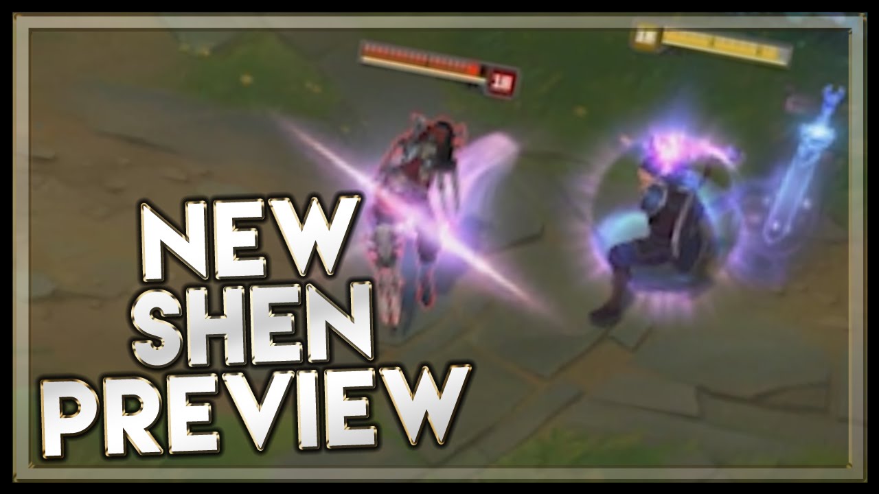Shen Rework Gameplay Ability Preview - League of Legends - YouTube