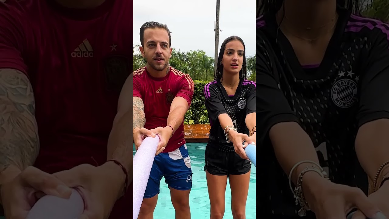 ACERTE O TIME DO JOGADOR OU CAI NA PISCINA!!