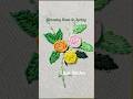 Spring Roses 🌼🌸 Hand Embroidery