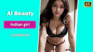 Indian Girl In Bra And Pantie Loves Your Bedroom | Ai Art Girl