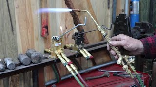 New torch setup for oxy propane and oxy acetylene torch options