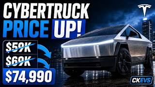 Cybertruck Price Hike: $59K → $69K → $74,990