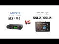 【音質比較】人気オーディオインターフェイスMOTU M2/M4とSolid State Logic SSL2/SSL2+を実機検証！
