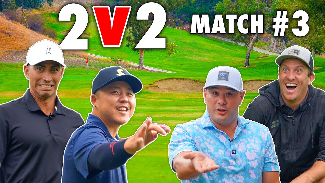 Intense 2v2 PRO/AM Scramble Match | So Much Trash Talking! Match #3 ...