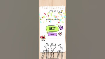 Brain Test: Tricky Puzzles 🧠 Puzzle game level 100 Solution