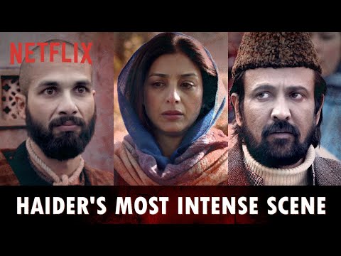 Shahid Kapoor Finds Out About Tabu's Secret ? | Haider