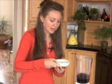 Superfoods With Jules: Indigo Granita Dessert