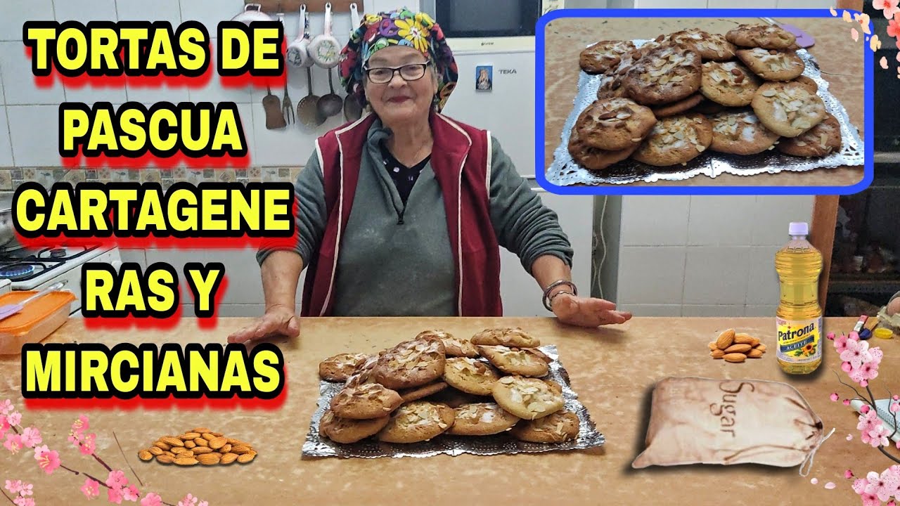 TORTAS DE PASCUA CARTAGENERAS Y MURCIANAS, RECETA FÁCIL. María la pastelera - Recetas paso a paso.