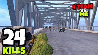 SUPER CRAZY BEST BRIDGE FIGHT!!! | 4 TEAM KILLED IN BRIDGE | PUBG MOBILE screenshot 2