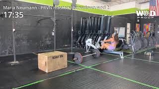 PRVN Masters throwdown wod 2