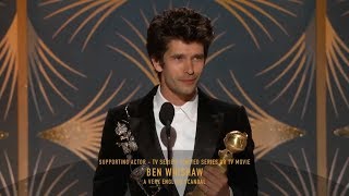 [HD] Ben Whishaw Wins Best TV Supporting Actor | 2019 Golden Globes