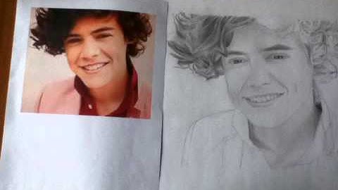 Drawing Harry Styles (One Direction)