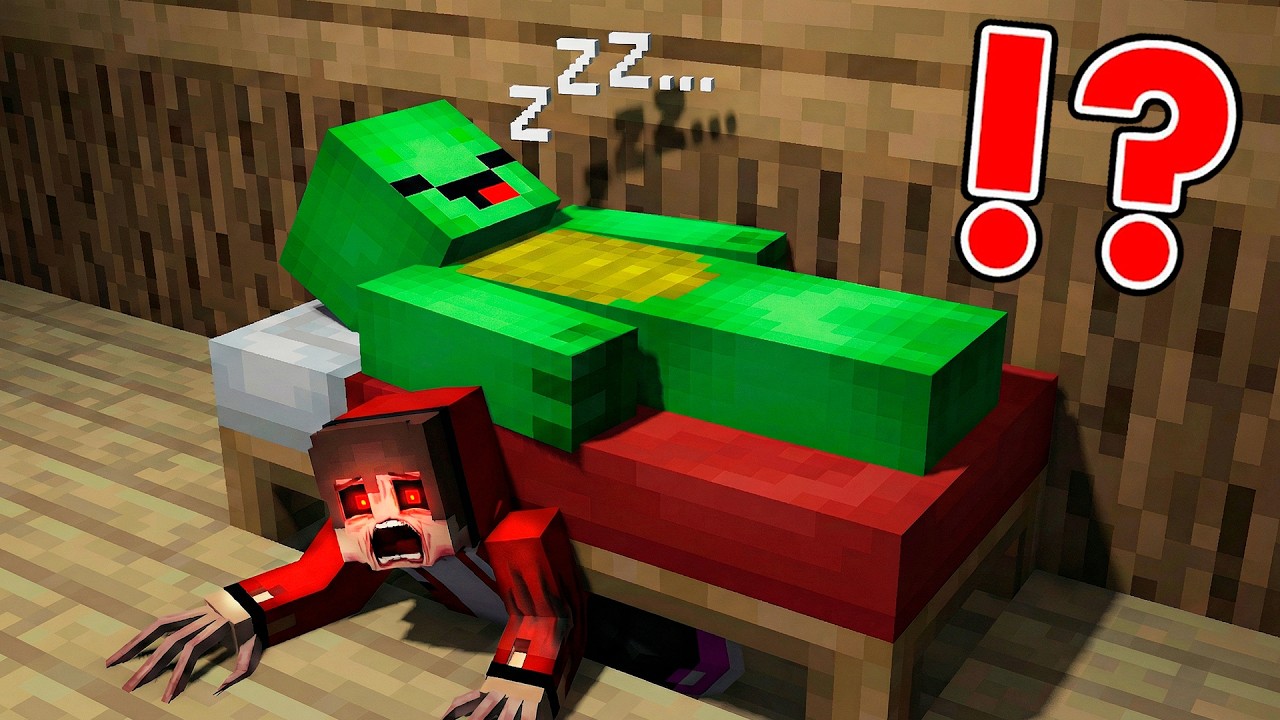 Что делает монстр Джей-Джей под кроватью у Майки?