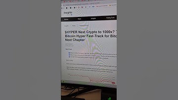 Bitcoin Hyper Layer 2 about to HYPE at Launch?? 🚀 #bitcoinhyper #hyper #bitcoin #shortsfeed #shorts