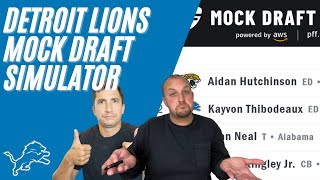 Detroit Lions Mock Draft Rounds 1, 2, 3 - Draft Simulator Edition