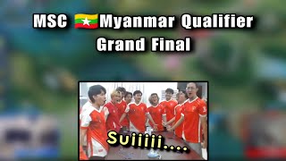 Burmese Ghouls VS Falcon Esports ( Bo7 ) | MSC Myanmar Qualifier Grand Final