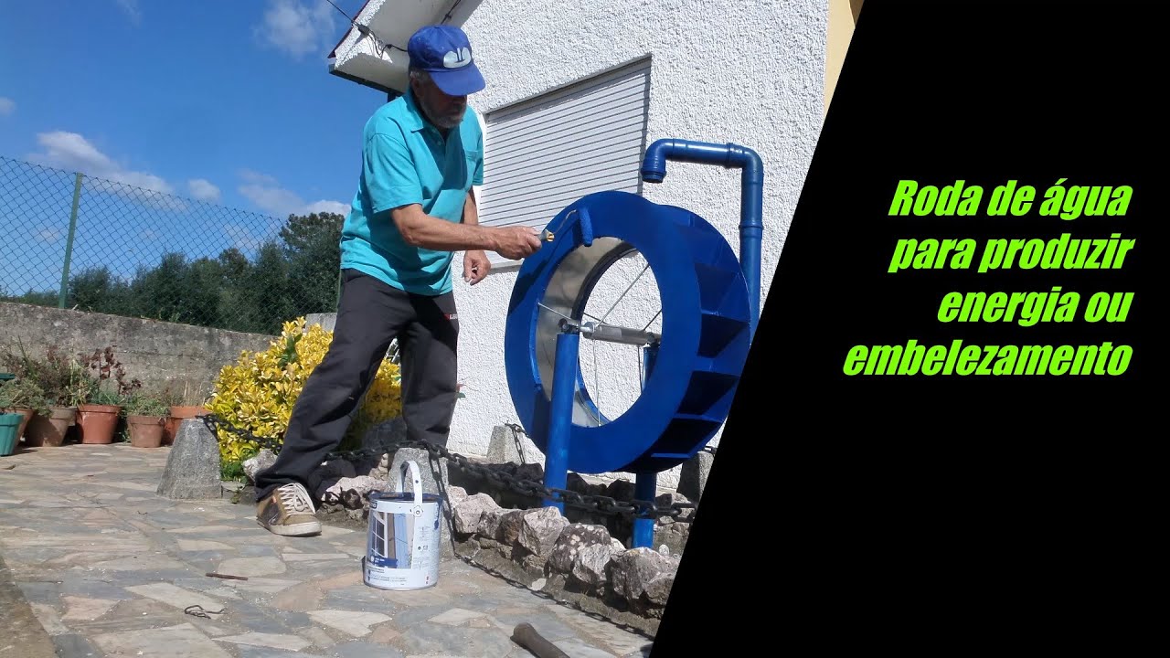 Roda de água para produzir energia ou para embelezamento YouTube Roda de água para produzir energia ou para embelezamento YouTube