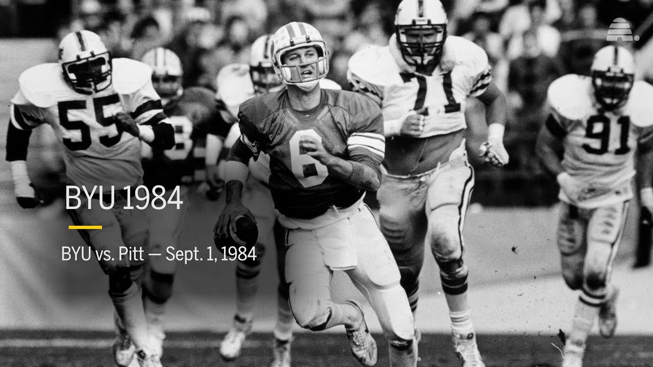 BYU 1984: BYU vs. Pitt — Sept. 1, 1984 - YouTube