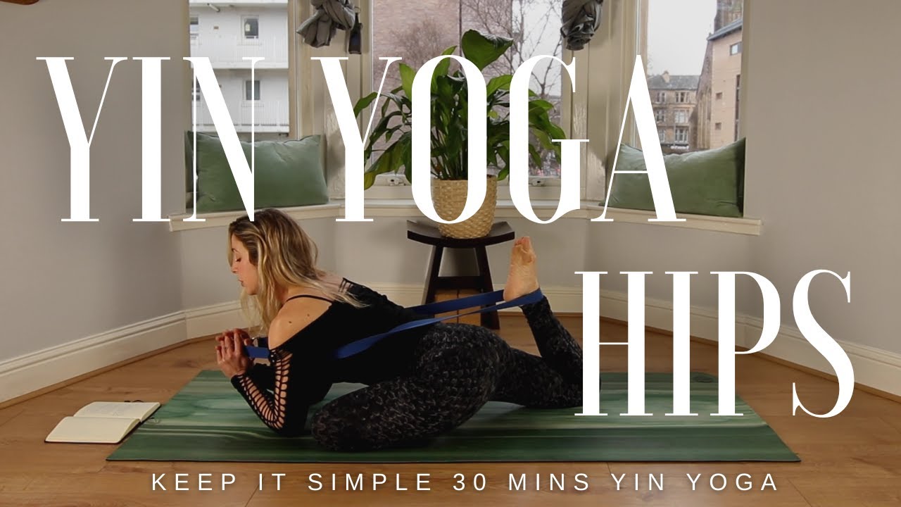 YIN YOGA USING A STRAP