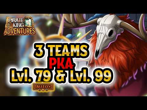 [OPTC] 3 TEAMS PKA Lvl 99  AND Lvl 79 vs RODO  7-10 DROPS!! [ONE PIECE TREASURE CRUISE]