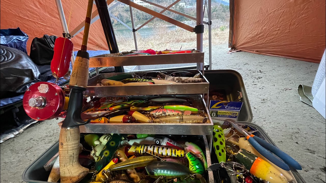 【bass fishing】2024 年末キャンプ🏕️と年末バス釣り🎣　#バス釣り