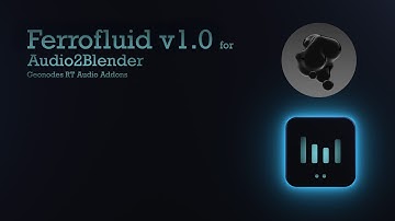 Au2Bl Ferrofluid 1.0 - RT audio reactive in Blender