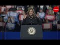 Harris and Trump hold final rallies on Election Day eve
