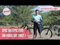 Specialized epic  epic evo 2021  taills pour le xc 