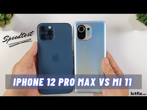 Xiaomi Mi 11 5G vs iPhone 12 Pro Max | Fingerprint, Video test Display, Speedtest, Camera Comparison