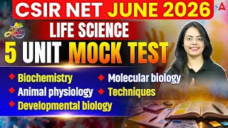 CSIR NET Life Science | CSIR NET Life Science All 5 Units Mock Test By Aashita Mam screenshot 1