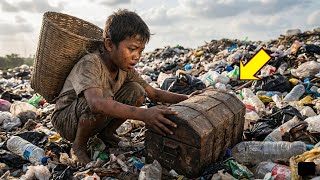 Bocah Pemulung Yang Menemukan Benda Berharga di Dalam Tumpukan Sampah, Ternyata Isinya ?