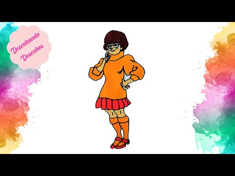 Velma Dinkley ❤ Scooby Doo 😍 desenhando desenhos animados, desenhos para desenhar.