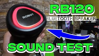 ROBOT Bluetooth speaker RB120 Unbox and Sound test