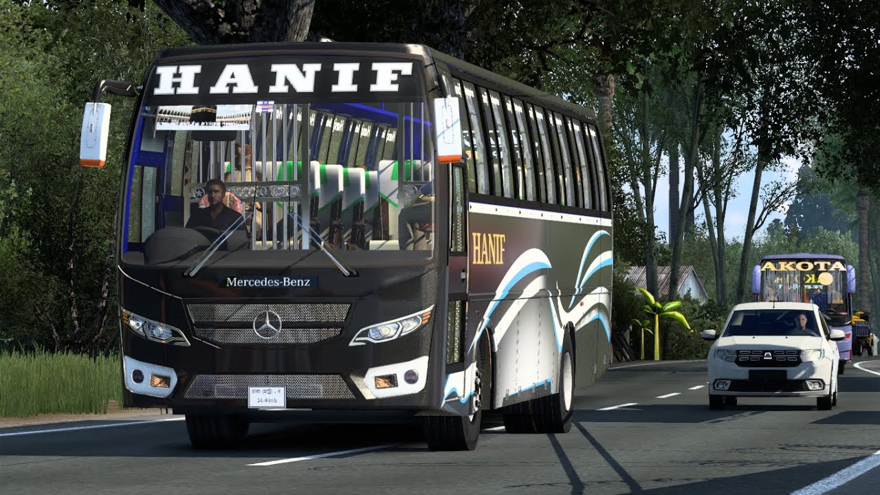 Hanif Mercedes Benz OF1623 | Barisal Dhaka Highway | GMT BD MAP v3.0 ...