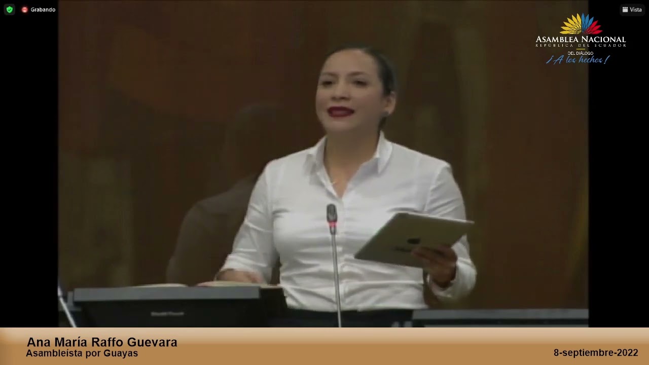 Asambleísta Ana María Raffo - Sesión 798 - YouTube