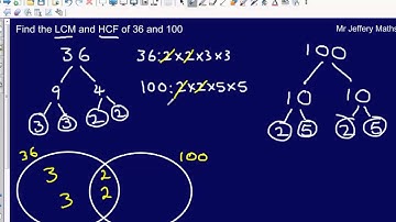 Finding the HCF and LCM using product of prime factors 2